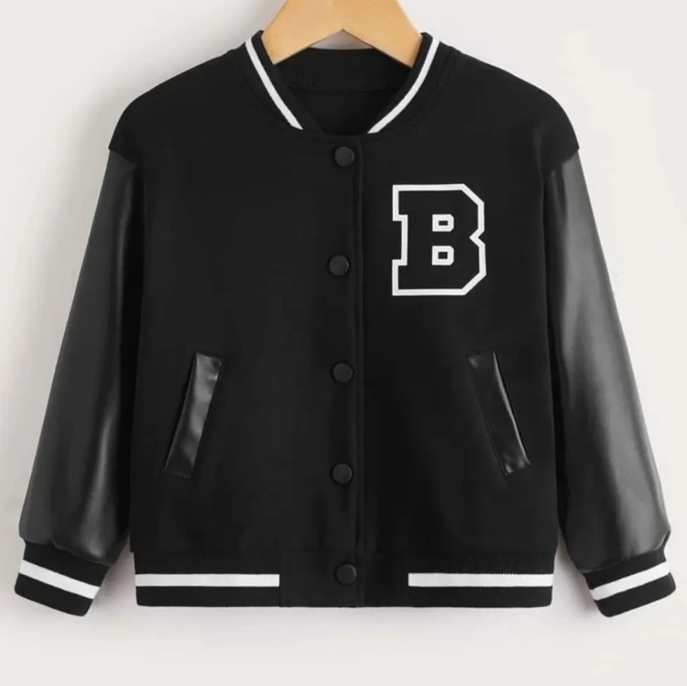 Toddler letterman Jacket